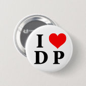 I Liebe DP Button (Vorne & Hinten)