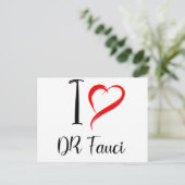 i Liebe dr fauci, dr anthony fauci Postkarte (Stehend Vorderseite)