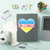 I Liebe DR Kongo, Kongo-Kinshasa Herz Aufkleber (iPad Hülle)