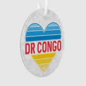 I Liebe DR Kongo, Kongo-Kinshasa Herz Ornament (Vorderseite)