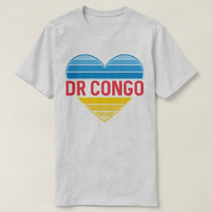 I Liebe DR Kongo, Kongo-Kinshasa Herz T-Shirt