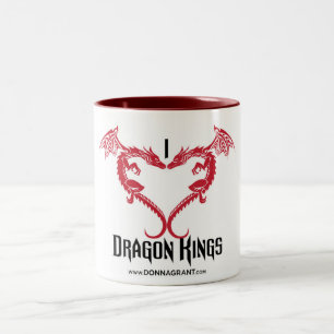 I Liebe-Drache-Könige Mug Zweifarbige Tasse