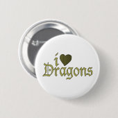 I Liebe-Drachen Button (Vorne & Hinten)