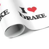 I Liebe Drake Geschenkpapier (Rolleneckpunkt)