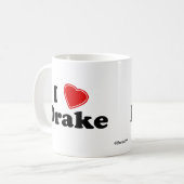 I Liebe Drake Kaffeetasse (Vorderseite Links)