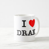 I Liebe Drake Kaffeetasse (VorderseiteRechts)