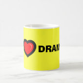 I LIEBE DRAMA mit Morphing-Tasse Verwandlungstasse (Mittel)