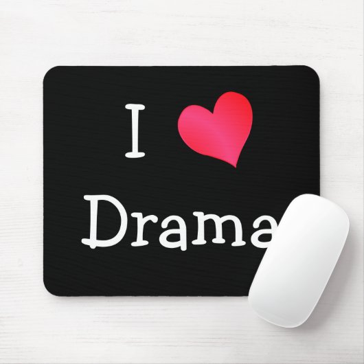 I Liebe Drama Mousepad (Mit Mouse)