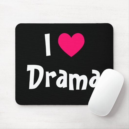 I Liebe Drama Mousepad (Mit Mouse)