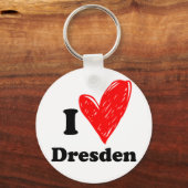 I Liebe Dresden Schlüsselanhänger (Vorderseite)