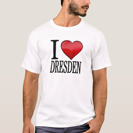 I Liebe Dresden T-Shirt (Vorderseite)