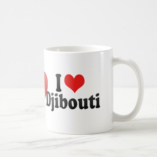 I Liebe Dschibouti Kaffeetasse (Rechts)