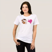 I Liebe du Mama Valentines Geschenk T Shirt (Vorderseite voll)