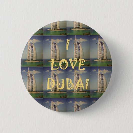 I Liebe Dubai Button (Vorderseite)