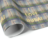 I Liebe Dubai Geschenkpapier (Rolleneckpunkt)