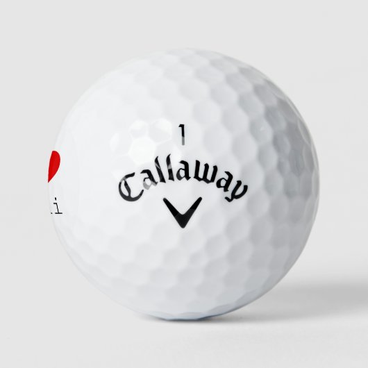 I Liebe Dubai HEART Golfball (Logo)