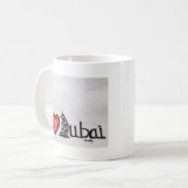 I Liebe Dubai Kaffeetasse (Vorderseite Links)