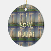 I Liebe Dubai Keramik Ornament (Links)