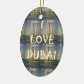 I Liebe Dubai Keramikornament (Links)