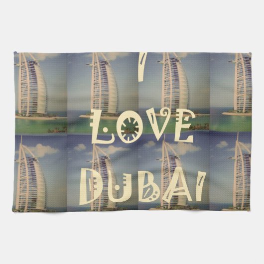 I Liebe Dubai Küchentuch (Horizontal)