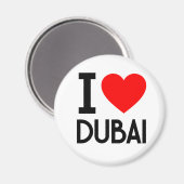 I Liebe Dubai Magnet (Vorderseite/Rückseite)
