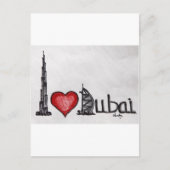 I Liebe Dubai Postkarte (Vorderseite)