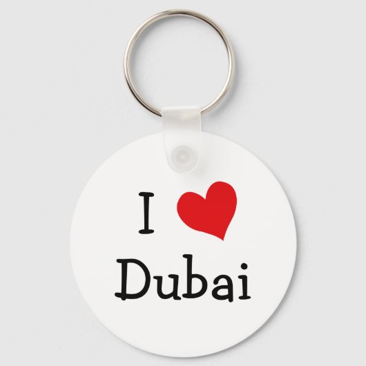 I Liebe Dubai Schlüsselanhänger (Vorderseite)