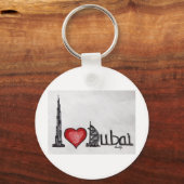 I Liebe Dubai Schlüsselanhänger (Vorderseite)