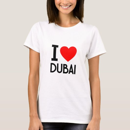 I Liebe Dubai T-Shirt (Vorderseite)