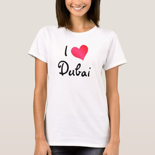 I Liebe Dubai T-Shirt (Vorderseite)