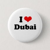I Liebe-Dubai-T-Shirt Button (Vorderseite)
