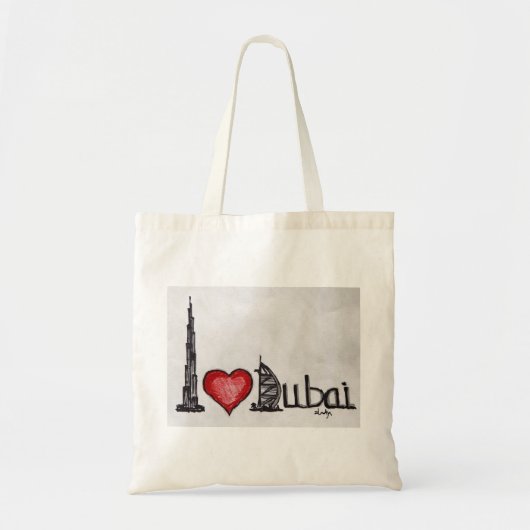 I Liebe Dubai Tragetasche (Vorne)