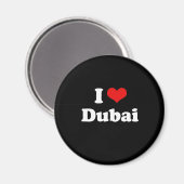 I Liebe Dubai Tshirt Magnet (Vorderseite/Rückseite)