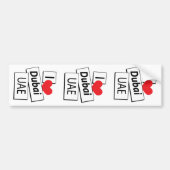 I Liebe Dubai UAE Autoaufkleber (Vorne)