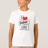 I Liebe Dubai UAE T-Shirt (Vorderseite)