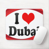 I Liebe Dubai, United Arab Emirates Mousepad (Mit Mouse)