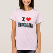 I Liebe Dublin Irland 3D Travel Foto T-Shirt (Vorderseite)