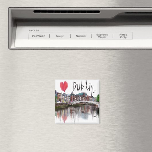 I Liebe Dublin Magnet (In Situ (Geschirrspüler))