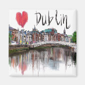 I Liebe Dublin Magnet (Vorne)