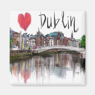 I Liebe Dublin Magnet
