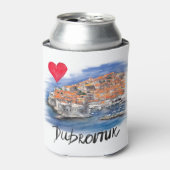 I Liebe Dubrovnik Dosenkühler (Kanne Vorderseite)
