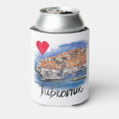 I Liebe Dubrovnik Dosenkühler (Kanne Rückseite)