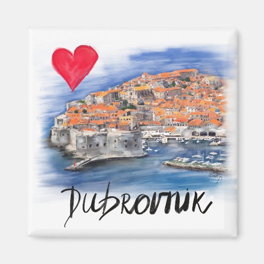I Liebe Dubrovnik Magnet (Vorne)