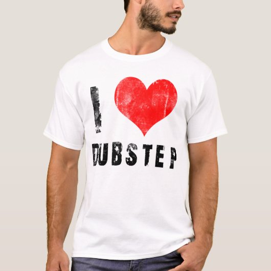 I Liebe Dubstep T-Shirt (Vorderseite)