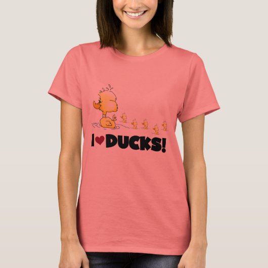 I Liebe Ducks Tshirts und Geschenke (Vorderseite)