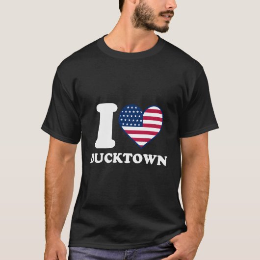 I Liebe Ducktown I He Ducktown T-Shirt (Vorderseite)