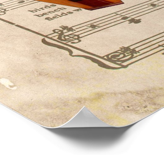 I LIEBE DULCIMERS* POSTER (Ecke)