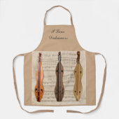 I LIEBE DULCIMERS SCHÜRZE (Vorderseite)