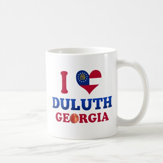 I Liebe Duluth, Georgia Kaffeetasse (Rechts)