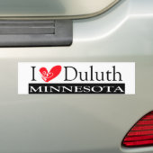I Liebe Duluth Minnesota Autoaufkleber (Auf Auto)